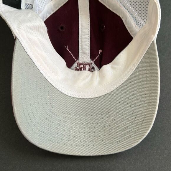 Adidas Texas A&M Youth SnapBack Mesh Hat Cap Maroon White Pink Adjustable - Picture 9 of 10